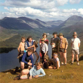 2nd Seaham Scouts at camp.
Photograph from John Turner Temple