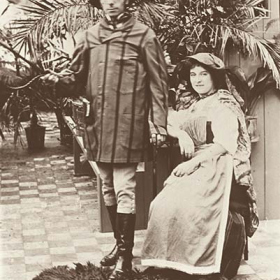 From a Fair family album, the Fairs ran Adam and Eve's Gardens from around 1830 until 1910.