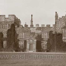 Hawthorn Towers a Gothic-style 30 room mansion originally called Hawthorn Cottage, it was built around 1810 by a Major George Anderson of Newcastle. Owned and lived in by the Pemberton family from the 1850s until 1910. Malcolm Dillon the Londonderry Colliery Agent then lived there for a while followed by Mr Henegan another Colliery Agent. In the 1930s it was rented by the Boys' Brigade for weekend camps then during WW2 it was used by the military and the Home Guard. The Pemberton family sold it in the late 1940s and it had several owners before being demolished in 1969.
In 1891 the 6 members of the Pemberton family lived here along with 22 servants.