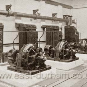 Rotary convertors, Horden power station 1929.
Picture from Bob Williams of Blackhall.