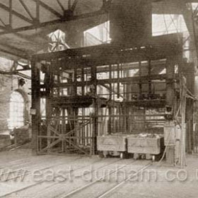 Hydraulic Decking Plant, Horden 1929. 
Picture from Bob Williams of Blackhall.