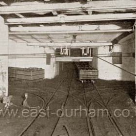 Four way junction, underground, Horden 1929.
Picture from Bob Williams of Blackhall.