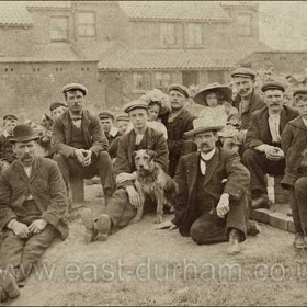 Group of men and children in Horden, do you know the occasion or where the photograph was taken.Photograph from Bob Williams