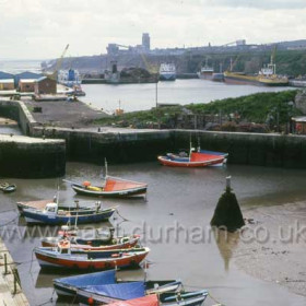 Looking across North and South Docks to Dawdon Colliery in the distance.Photograph by Brian Angus