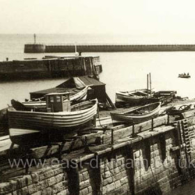 West wall of the North Dock in the 1960s