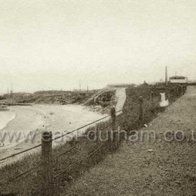 Terrace beach from the green before 1900