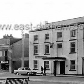 Lord Seaham Inn in 1968. Seaham' s first magistrates court was held here from 1846 and before 1869 catholics worshipped here in an upstairs room. Renamed the Harbour View during the 70's `In 1834 a stagecoach left the Lord Seaham every day at 4pm bound for Ryhope, Sunderland and the Royal Pilot at South Shields. There was stabling to the rear of the pub.