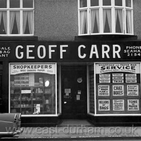 Geoff Carr's paper merchants in North Tce c 1960.