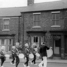 Jazz band in Marlborough Street c1960s