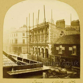 Construction of Grimshaw's Tea Rooms High St West Sunderland 1873
Photograph from the Fanny Pickard Collection