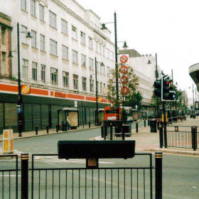 Again this photograph illustrates the complete character change of a once magnificent street.