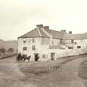 The Mill Inn (formerly the Windmill) around 1880/90. This building was demolished and rebuilt in brick in 1892. The owner of the pub from the 1870's through to the 1900's was John Barrett Wells, while the licensee at the the time of this photograph was Alfred Reynolds. The only Alfred Reynolds living in Seaham Colliery ( also the only person with the surname Reynolds ) between 1841 and 1891 was a colliery labourer aged 19 living at 43 Seaham St in 1881. in 1891 he was listed as a barman living at 20 Henry st Seaham Harbour.