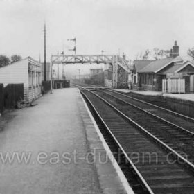 Looking south to Seaham Colliery Station in the 1960s