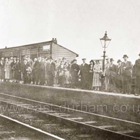 South-bound platform at Seaham Colliery Station 1930s?