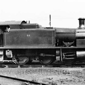 Loco No. 44 built in 1917. Ex NCB engine at Seaham Dock from 1960 until scrapped in 1963.