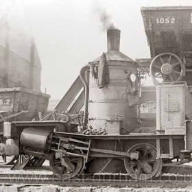 Loco 17 built in 1873 at work in Seaham Dock until 1962.