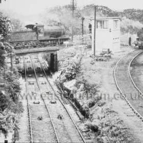 Seaham Railways. Probably taken from NZ 420 490 looking W, showing main L to R
c.1950?          Photograph and caption, Stafford Linsley