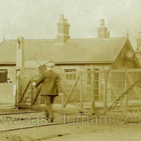 Seaham Colliery Station, detail from previous photograph.