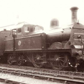 Loco 21 at Seaham Station in 1900