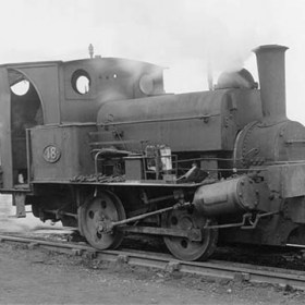 SHDC Loco 18 built around 1865. The Lewin 18 was at one time the oldest working engine in the UK.