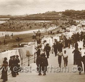 Tentland, Seaburn.
The tents were privately owned and local householders could gain a small income from hiring out or storing tents during the summer. 
Information from Len Charlton.