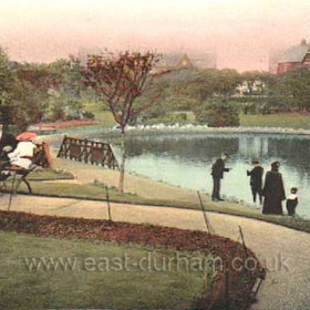 The Lake, Roker Park c 1905