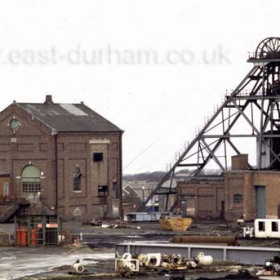 Seaham Colliery, "The Nack" shortly before demolition around 1985.
Photograph Jim Prior