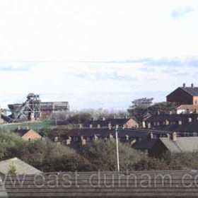 Seaham Colliery photographed from Seaton Village