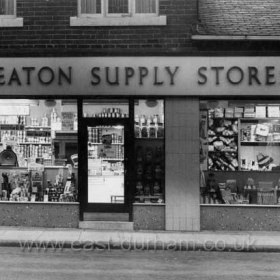 Seaton Supply Stores after refurbishment in the 1960s    
Photograph from Clive Spencer