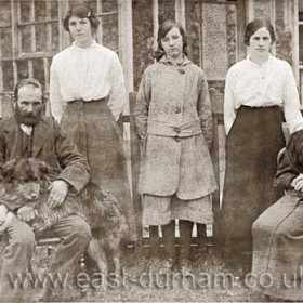 Carr family, Haverley House Farm, Seaton in the early 1900s