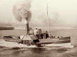 Tug ' Seaham '  in the 1930s, the port's longest serving tug. Seaham arrived new in 1908 and was scrapped in 1962.