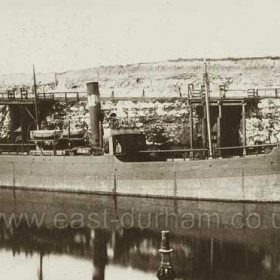 SS Newtonards one of the 12 strong Londonderry fleet. During WW1 she fired upon a German Zeppelin bombing the Thames and en route for Scapa Flow her escorting cruiser HMS Drake and a destroyer were both torpedoed.
She survived and returned to Seaham