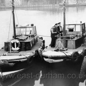 Pilot boats Maureen at left and Lady Jane, date 1960s?