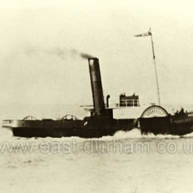 The tug Seaham, probably shortly after she arrived in 1909, scrapped in 1962.