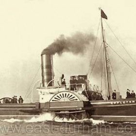 Tug Eppleton Hall during sea trials in 1914, it would be 50 years before she came to Seaham.