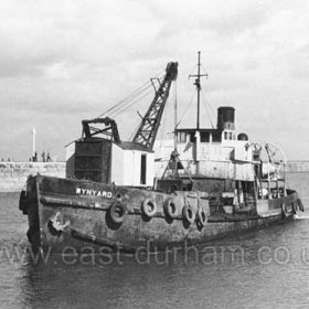 Dredger "Wynyard" at Seaham