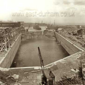 South Dock extensions 24 April 1925