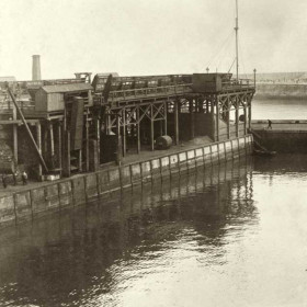 North wall of South Dock c1910