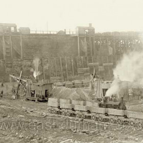 South dock extensions 1901. Between 1899 and 1905 the South Dock was doubled in depth and size