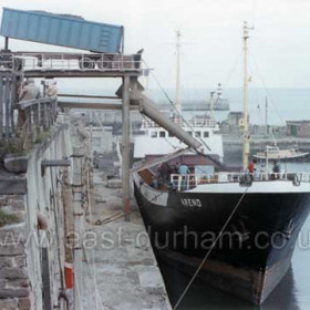 Coal chute on north wall 1979.