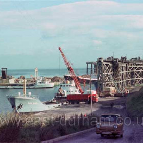 South Dock, demolition of staithes 1980