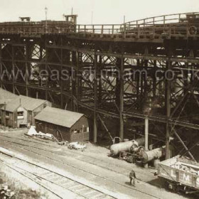 South Dock staithes in 1925