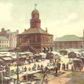 The Market Place and St Hilda's Church.