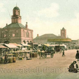 South Shields Market Place around 1900