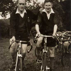 Frankie Cook, Norman Grieveson at right in 1937