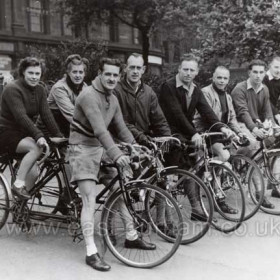 Wearside Wheelers, Mobray Park, 1950s
From Left; Stan Cook, Frank Cook, Rudolph Williams, Sam Williams, ? Norman Grieveson