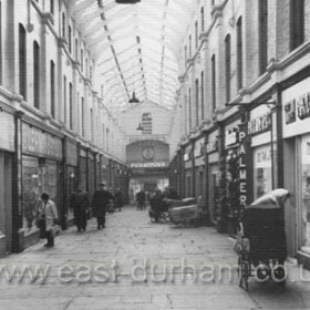 The Arcade known as Palmers Arcade.
Demolished c 1970? 
Photograph probably around 1960.