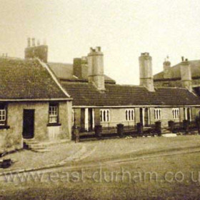 The Almshouses.      Photograph N Kirtlan, caption Len Charlton.