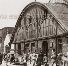 Southern end of Sunderland Station in the 1930s.