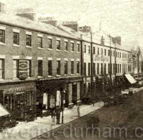 Fawcett Street in the 1880s.
Photograph, Norman Kirtlan